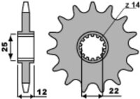 Kit catena DID/PBR 520VX3 13/48 adatto per Gas Gas EC 250 01-17