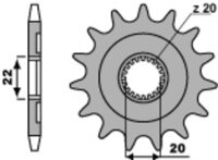 DID/PBR Chain kit 520VX3 13/50 suitable for Gas Gas EC 250 F 10-15