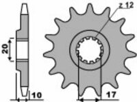 Kit chaîne DID/PBR 520VX3 13/50 adapté pour Husqvarna WR 125 99-14