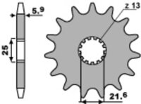 DID/PBR Kettensatz 520VX3 14/50 passend für Kawasaki KLX 300 R 02-03