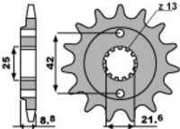 Kit de cadena DID/PBR 520VX3 15/45 adecuado para Kawasaki ZXR 400 H 1990