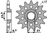 Kit catena DID/PBR 520VX3 13/51 adatto per Suzuki RMX 450 Z 10-17