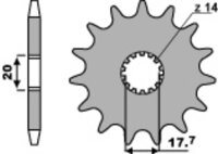 DID/PBR Kettensatz 520VX3 13/49 passend für Yamaha WR 125 Z 02-03