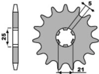 Kit de cadena DID/PBR 520VX3 13/40 adecuado para Yamaha YFM 350 Warrior 2WD 1988