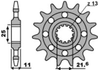 DID/PBR Kettensatz 520VX3 16/46 passend für Yamaha XJ6 600 J Diversion 10-15