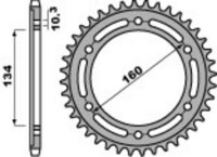 DID/PBR Kettensatz 520ZVM-X 16/45 passend für Honda CBR 600 F (PC35) 01-07