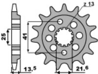 Kit de cadena DID/PBR 520ZVM-X 14/48 adecuado para Honda XR 650 R (RE01) 00-07