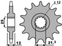 Kit de cadena DID/PBR 520ZVM-X 14/48 adecuado para Husaberg FC 550 Cross 01-06