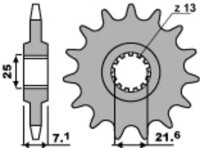 DID/PBR Kettensatz 520ZVM-X 16/43 passend für Kawasaki ZX-6R 636 E/F Ninja 13-17