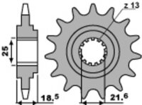 Kit chaine DID/PBR 520ZVM-X 15/43 adapté pour Kawasaki Z 750 R 12-14