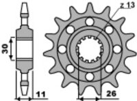 DID/PBR Chain kit 520ZVM-X 16/43 suitable for Yamaha MT-07 700 /A 14-24