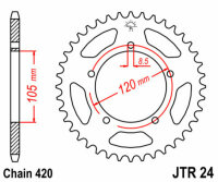 DID/JT Chain Kit 420NZ3 12/50 suitable for Yamaha DT 50 R Supermotard 2002