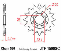 DID/JT Kettensatz 520ERT3 13/52 passend für Yamaha WR 250 F 01-06