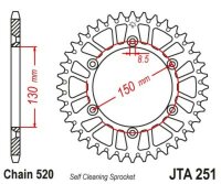 DID/JT Kettensatz 520ERT3 13/52 passend für Yamaha WR 250 F 01-06