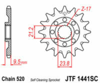 Kit catena DID/JT 520ERT3 13/51 adatto per Suzuki RMX 450 Z 10-17