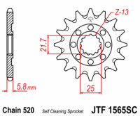 Kit de cadena DID/JT 520ERT3 13/50 apto para Kawasaki KX 450 F 06-18 /J 19-22