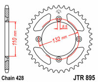 DID/JT Chain Kit 428NZ 14/49 suitable for Husqvarna 19/16 14-17