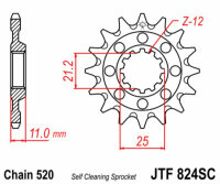 DID/JT Kettensatz 520ERT3 13/50 passend für Husqvarna TC 250 4T 03-05