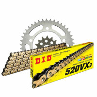 DID/JT Chain Kit 520VX3 17/38 suitable for KTM Duke 620...