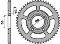 Kit catena DID/PBR 520VX3 13/38 adatto per Honda NSR 125 R (JC20) 89-92