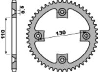 Kit chaîne DID/PBR 420NZ3 15/56 adapté pour Honda CR 85 R 16/19 03-04