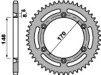 Kit de cadena DID/PBR 520ERT3 13/48 adecuado para Suzuki TS 250 X 86-89