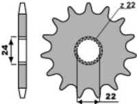 DID/PBR Kettensatz 520ZVM-X 14/40 passend für Aprilia Tuono 125 03-04