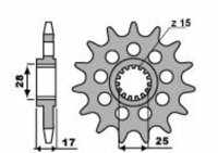 Kit catena DID/PBR 520ZVM-X 15/43 adatto per Ducati Panigale 955 V2 20-24