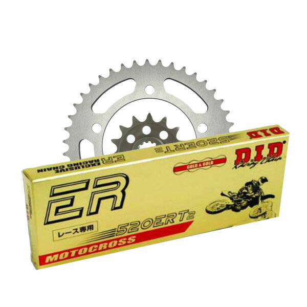 Kit catena DID/PBR 520ERT3 13/50 adatto per HM CRF 230 F 03-11 /Motard 04-06