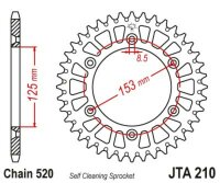 DID/JT Chain kit 520ERT3 13/51 suitable for Honda CRF 450 X (PE06A) 05-18