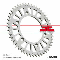 Kit chaîne DID/JT 520ERT3 13/51 adapté pour Honda CRF 450 X (PE06A) 05-18