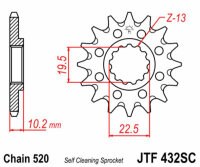 DID/JT Kettensatz 520ERT3 13/50 passend für Suzuki RMX 250 91-98