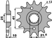 Kit chaîne DID/PBR 520VX3 15/45 adapté pour Honda NX 650 Dominator 1990