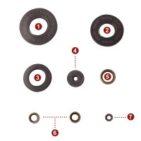 Jeu de joints dhuile moteur pour Kawasaki H2 750 Mach 4 72-75